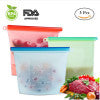 Load image into Gallery viewer, Reusable Silicone Food Storage Bag Plastic Bag Alternative-Airtight Seal, Leak-Proof,Heat Resistant and Keeps Food Fresh BPA Free