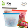 Load image into Gallery viewer, Reusable Silicone Food Storage Bag Plastic Bag Alternative-Airtight Seal, Leak-Proof,Heat Resistant and Keeps Food Fresh BPA Free