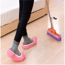 Load image into Gallery viewer, Multifunctional Mop Shoe Cover/Slippers. Perfect for Cleaning Dust, Pet Hair!